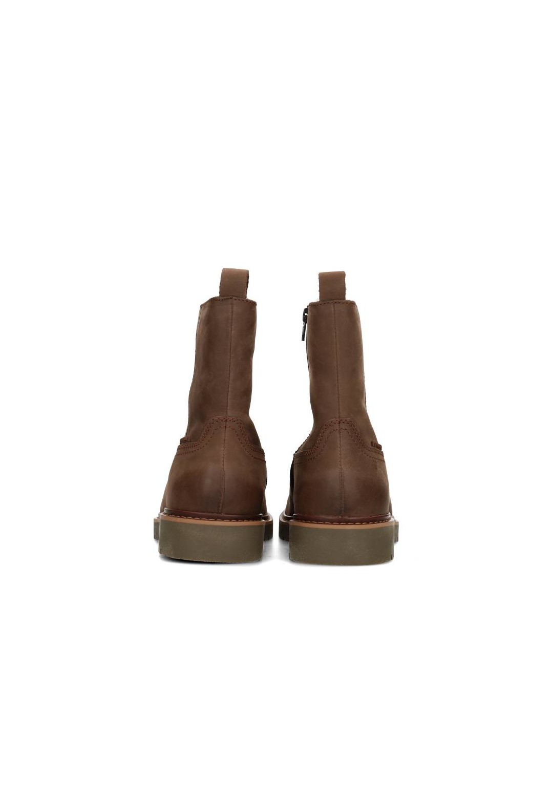 Back view of the Toni ankle boots featuring a heel loop.