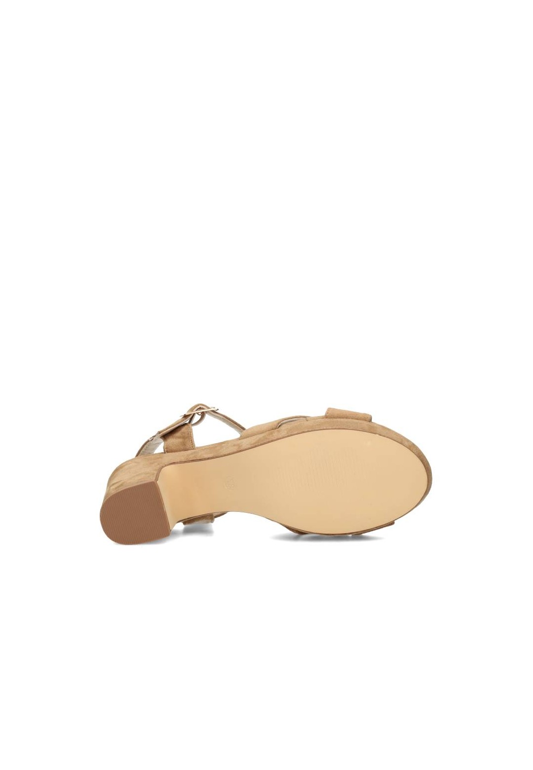 Onderkant zool POSH by Poelman MARY sandalen met hak beige