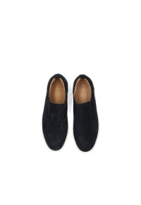 Gregory Slip-Ons aus navy Wildleder – Draufsicht auf das Paar