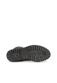 Detailansicht Profilsohle – griffige Chunky-Sohle der CYBELE Stiefel in Dunkelbraun