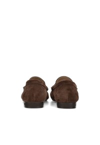 Rear view of the dark brown SAMMY loafers