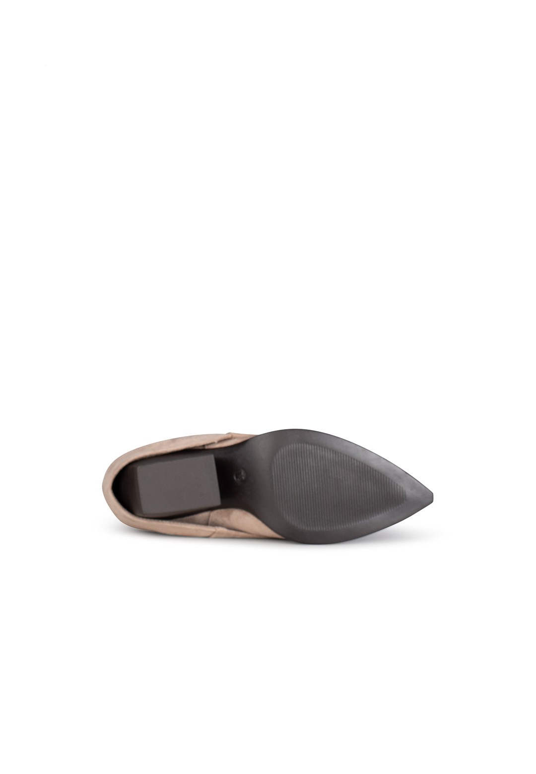 Sohle und Blockabsatz des LOIS Stiefels von POSH by Poelman – schwarze Details