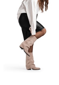 Zandkleurige LOIS dameslaars van POSH by Poelman – casual outfit styling