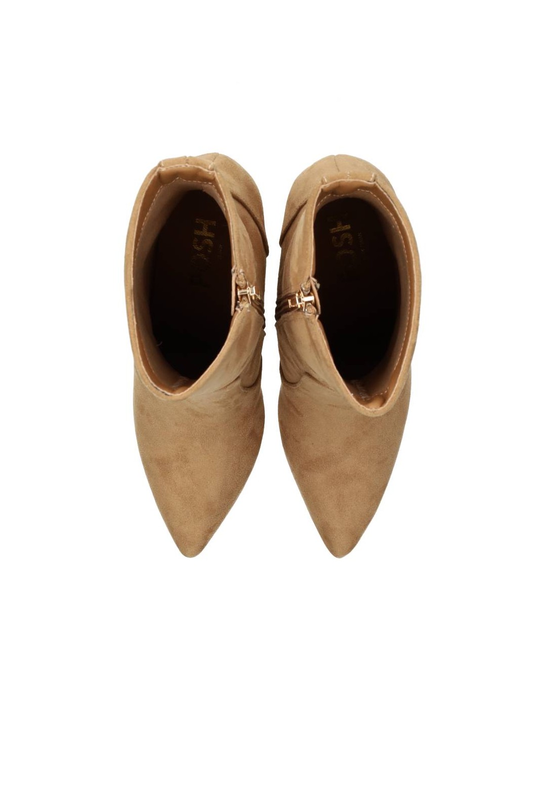 Top view of TAVERNE ankle boots showing inner lining