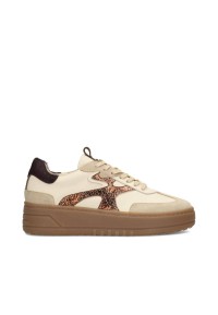 Haboob Anemone dames sneakers beige – zijaanzicht product