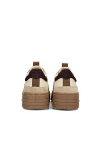 Haboob Anemone beige sneakers – achteraanzicht paar