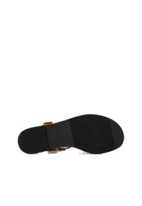 Outsole view of the NATALIA sandal with black sole