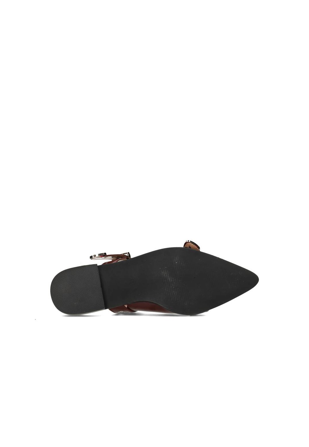 Zool onderkant Julia slingbacks – vlakke zwarte zool en antislipprofiel