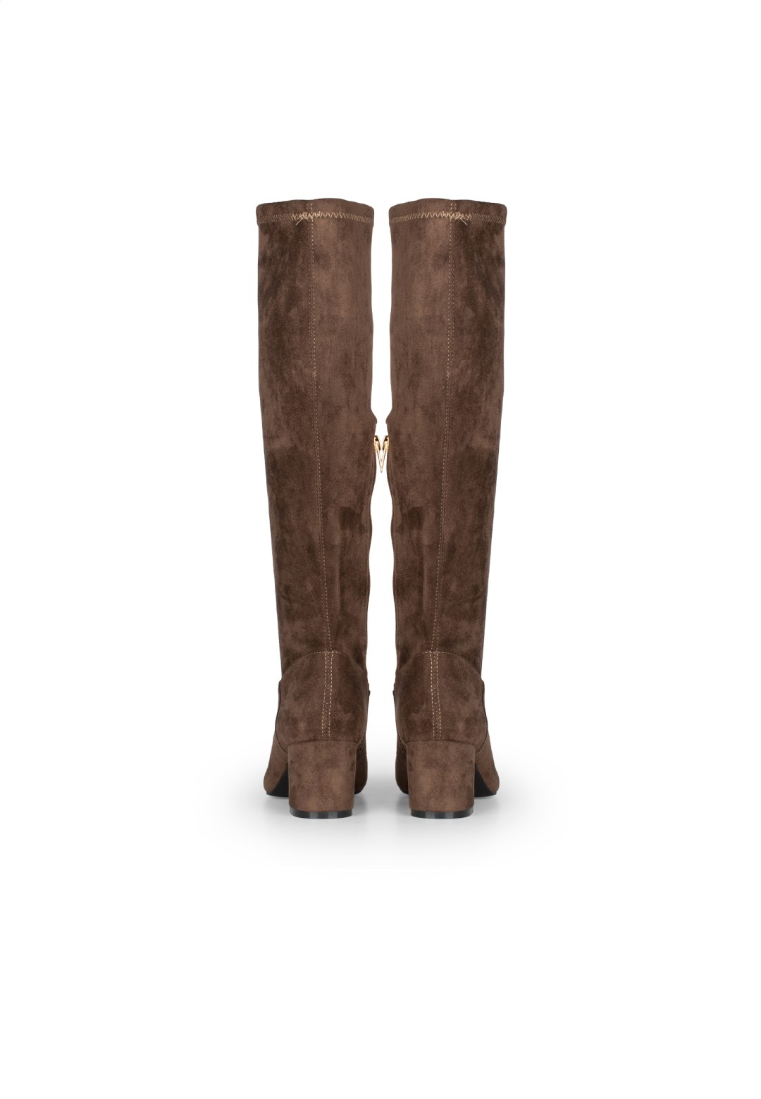 PUCK boots back view – shaft and heel visible