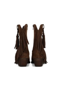 Rear view of the HABOOB boots – with playful fringes