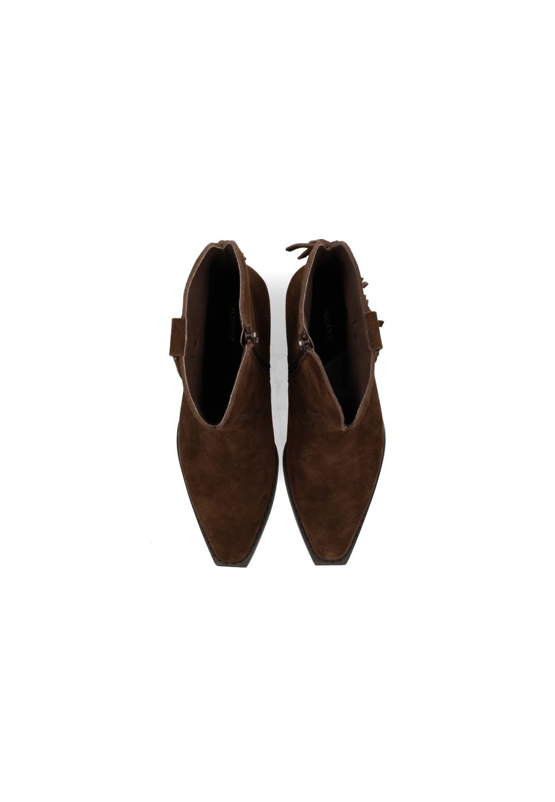 Top view of the HABOOB western boots – slim fit and pointed shape