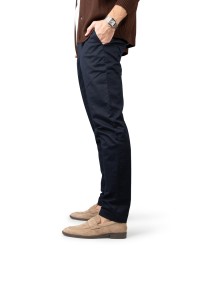 JIM loafers worn with dark trousers – side view