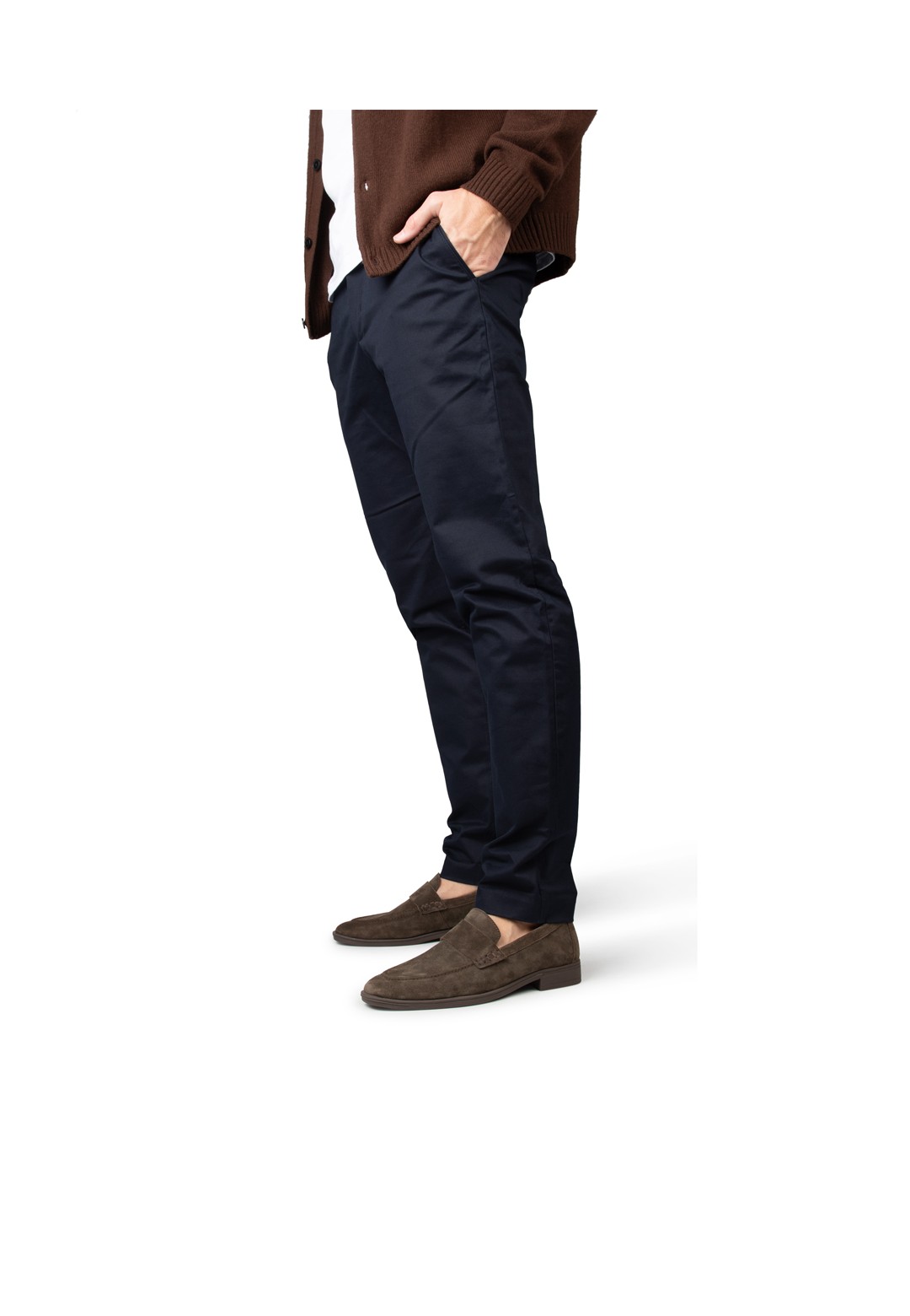 JIM loafers worn with dark jeans – side view