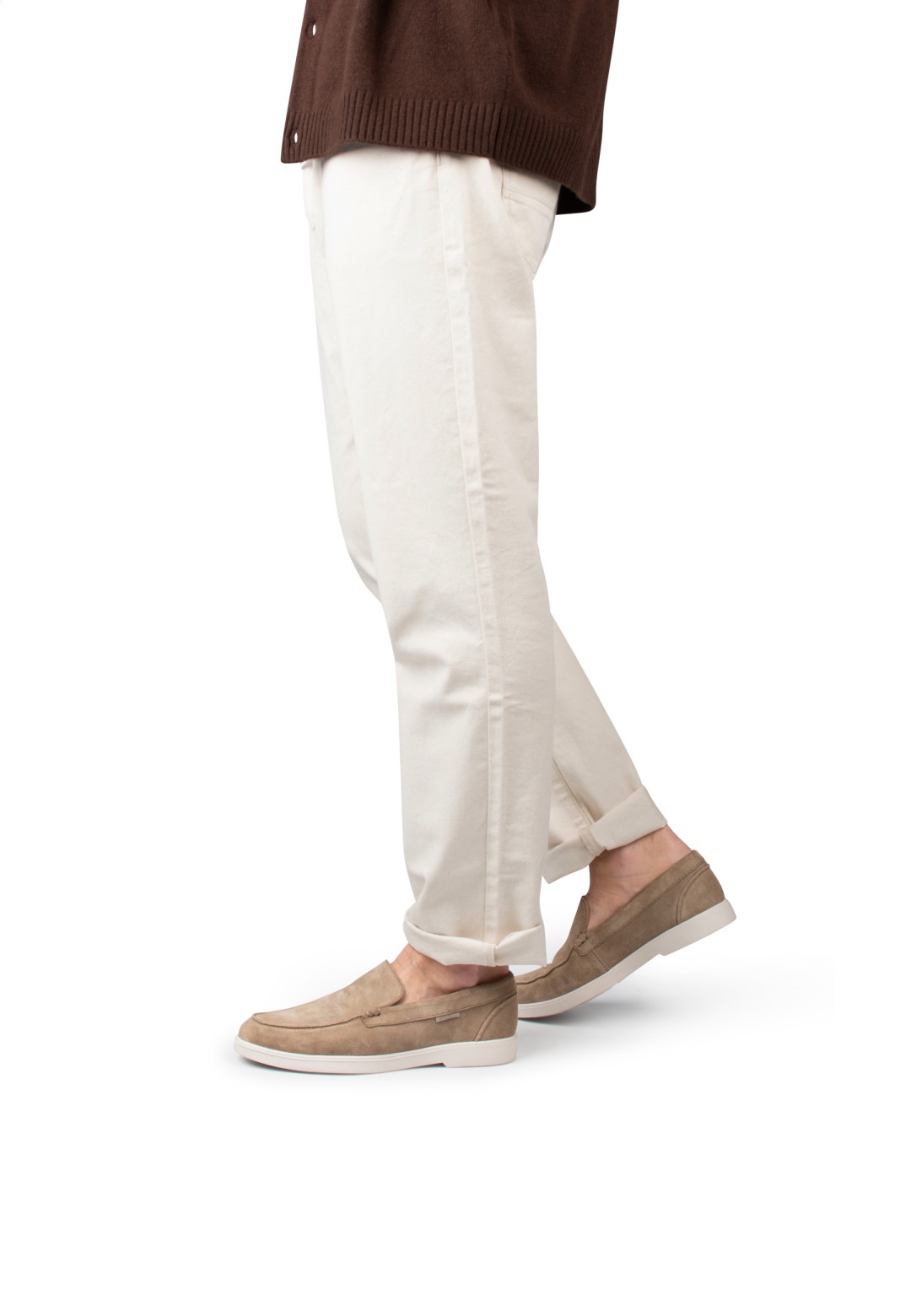 TIVOLI loafers worn with light trousers