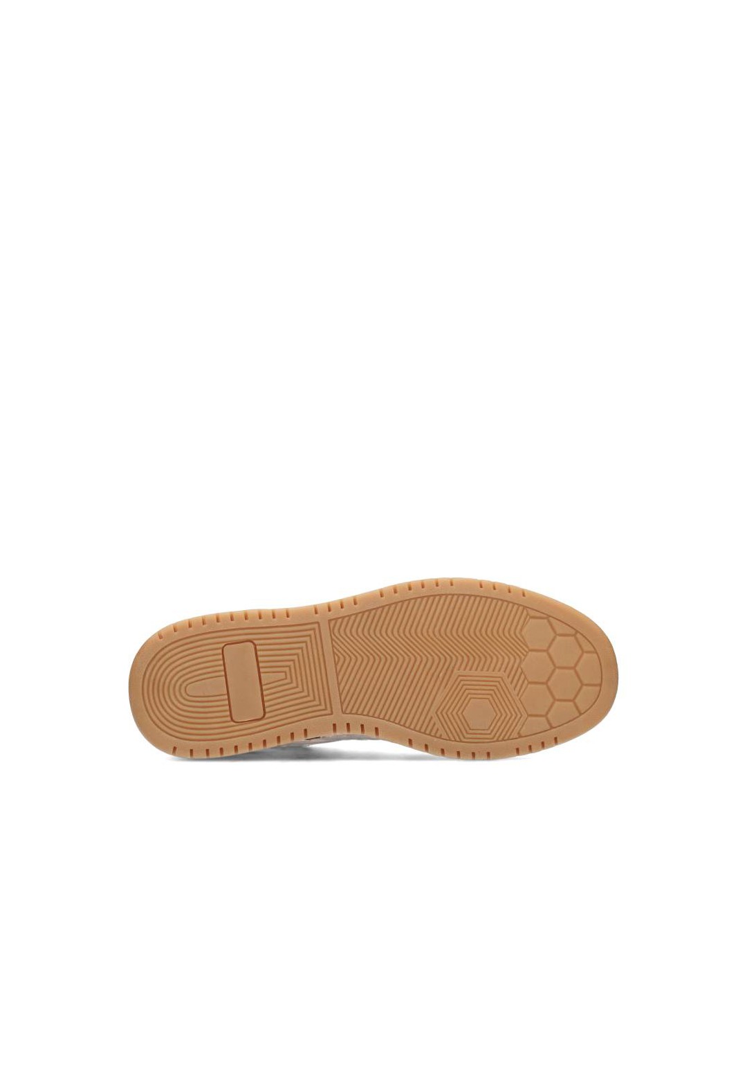 Onderkant van de zool van MEGAN sneaker met profiel in gumkleur