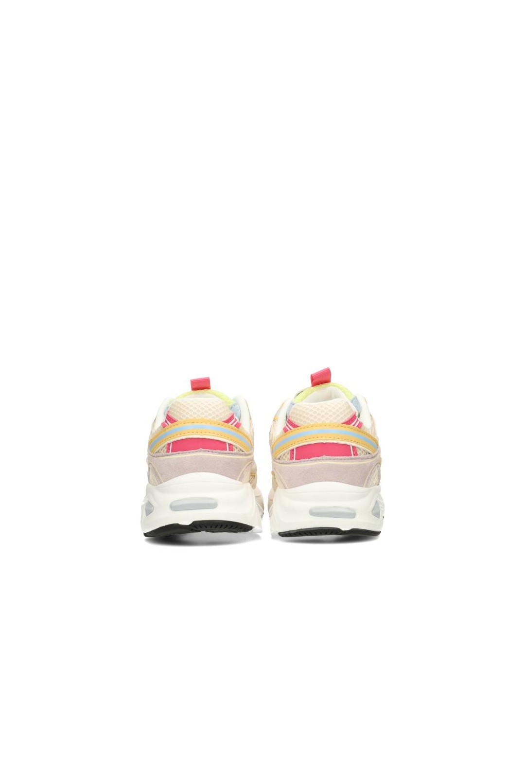 POSH by Poelman Ginny sneakers achterkant met roze detail