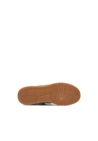 Detailfoto van de bruine rubberen zool van de LILLY sneaker van POSH by Poelman