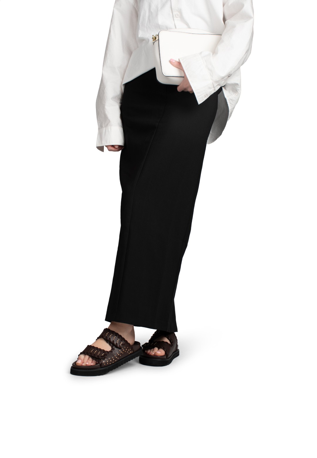 Trendy POSH by Poelman NENA women’s faux leather sandals with studs – stylish sandals for women