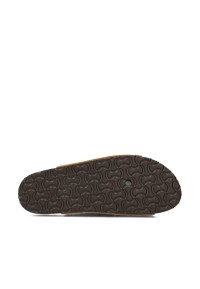 Outsole view of the LINDSEY sandal with dark tread sole