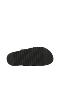 Outsole view of the SCOTTIE sandal with black tread sole