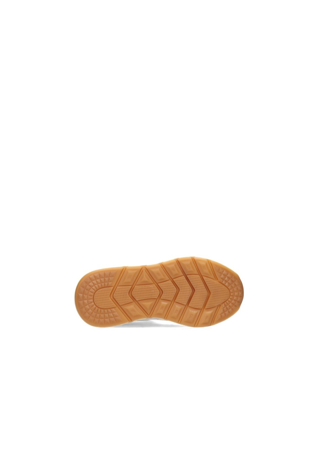 Onderkant van de FLOOR sneaker met lichtbruine profielzool