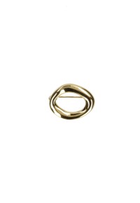 Gouden broche van POSH by Poelman minimalistisch design