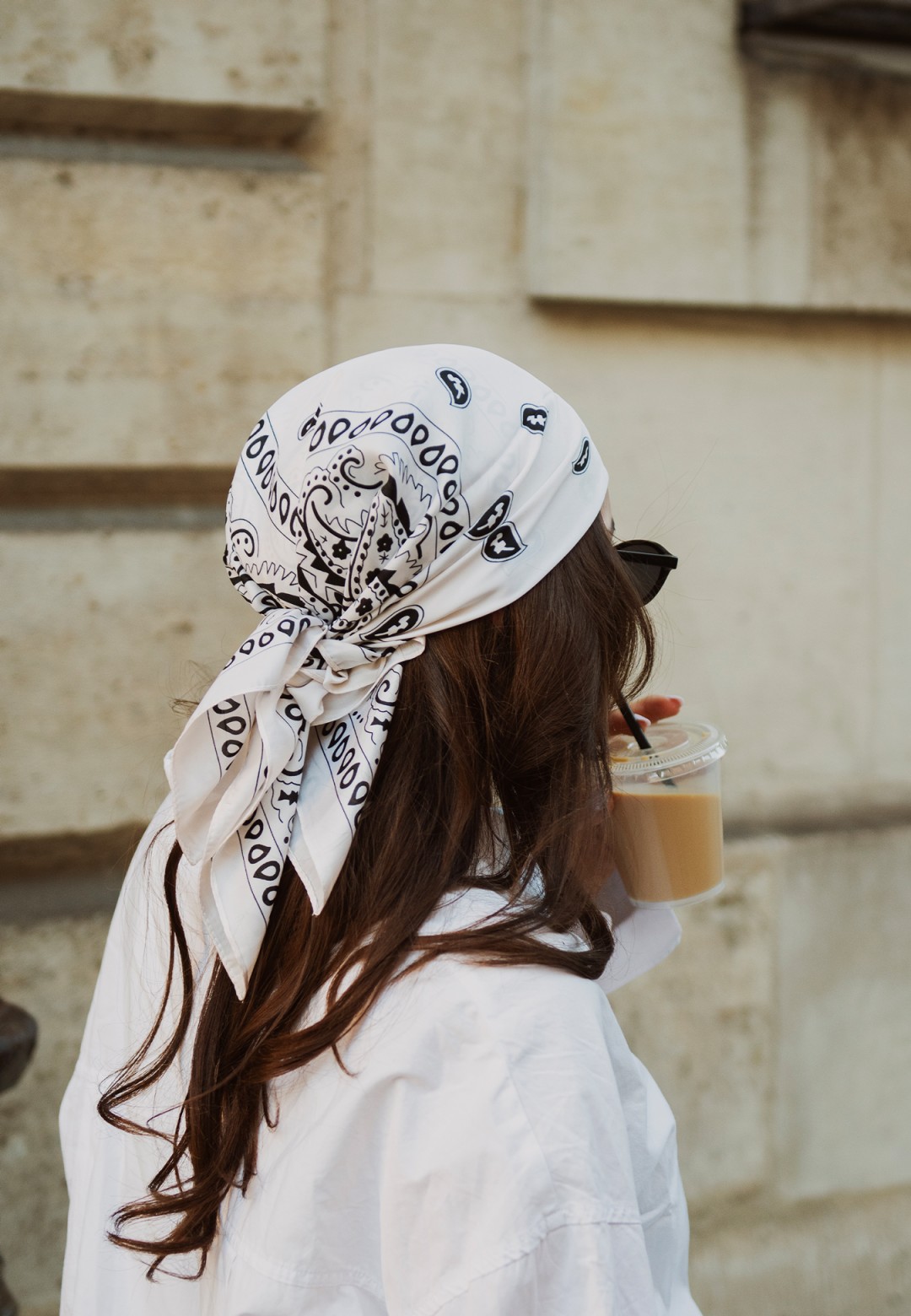 PS Poelman Black/White Satin Scarf | Poelman Brands Webshop