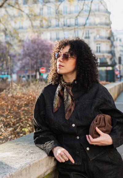 POSH by Poelman grünes Satin-Tuch | Poelman Brands Webshop