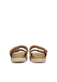 POSH by Poelman NENA sandalen beige – achteraanzicht paar