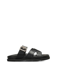 POSH by Poelman Livia women’s black sandals – side view product