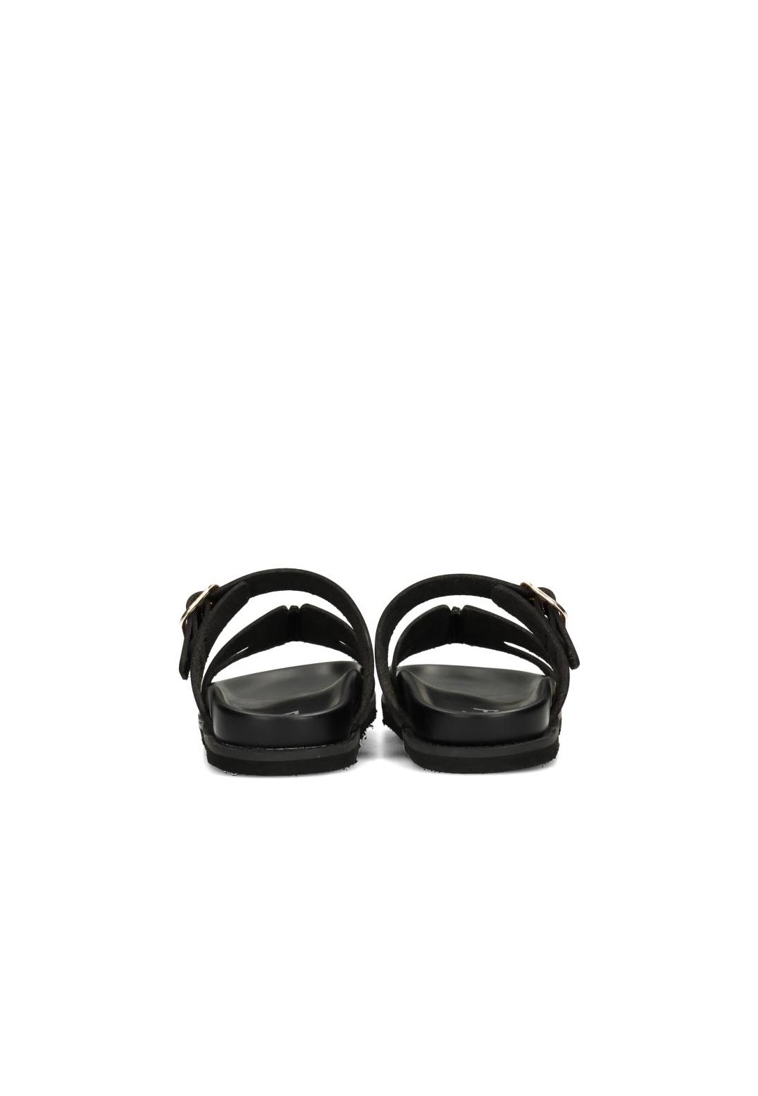 POSH by Poelman Livia zwarte sandalen – achteraanzicht paar