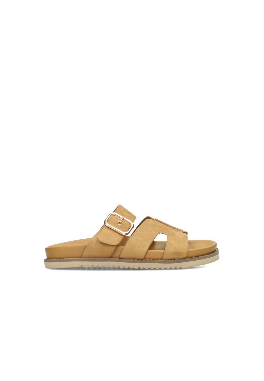 POSH by Poelman Livia women’s taupe sandals – side view product