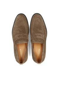 Haboob Luc Herren Loafer dunkelgrau – Draufsicht Paar