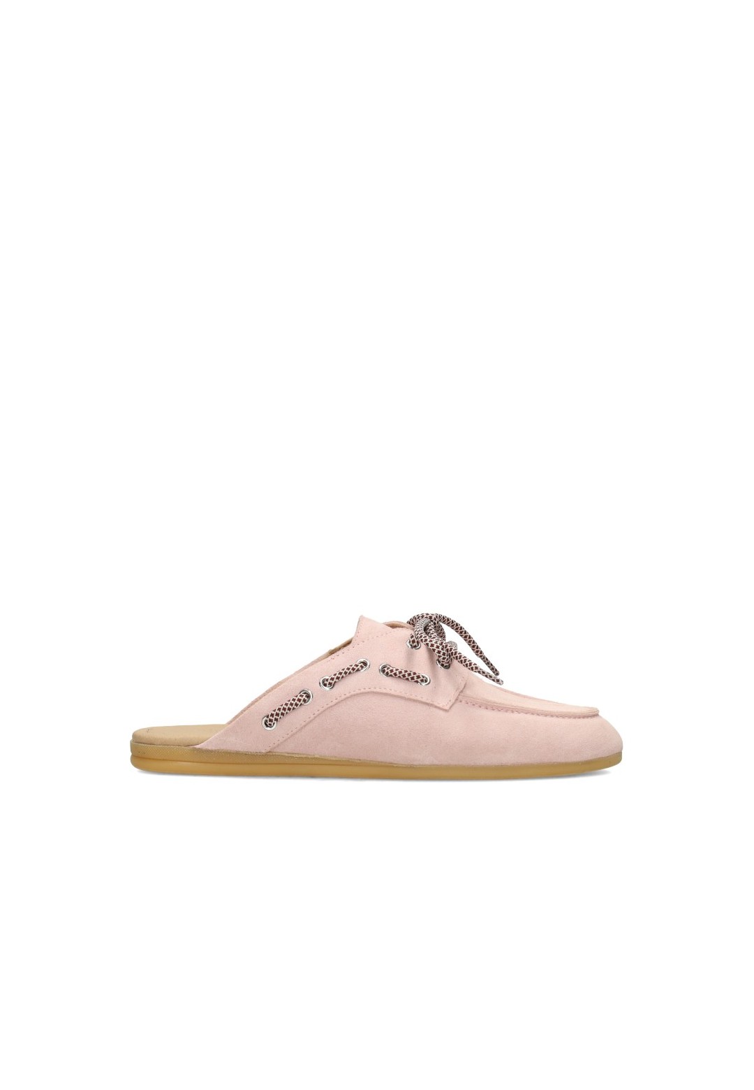 PS Poelman Loes dames loafers lichtroze – zijaanzicht product