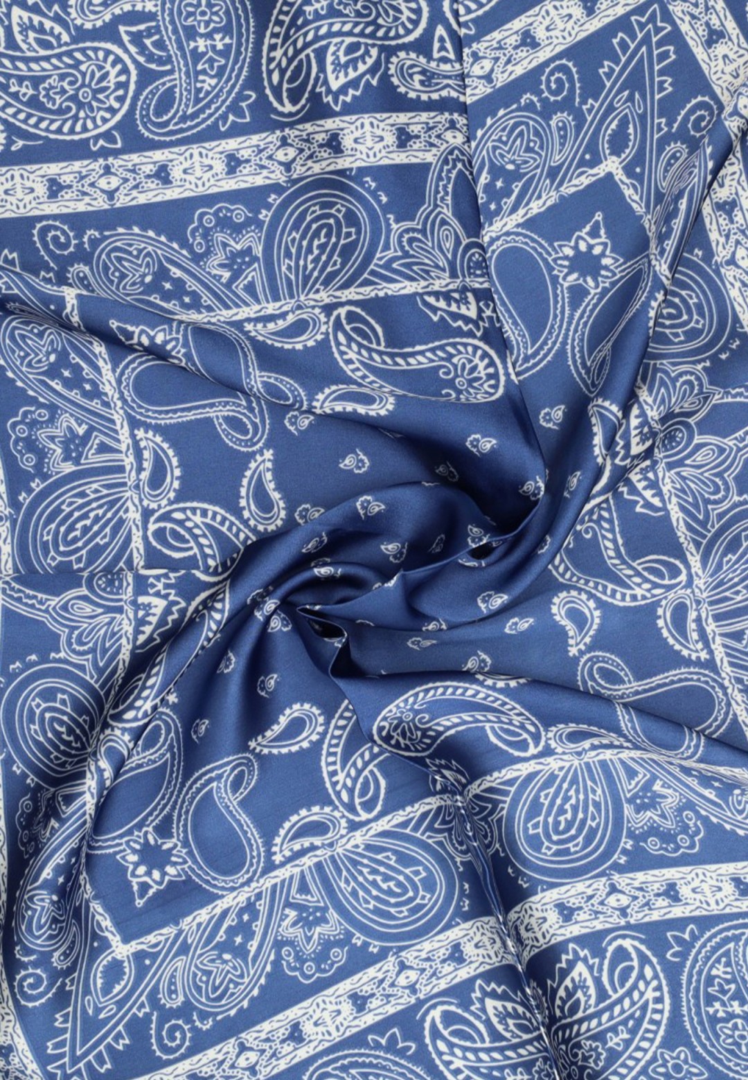 POSH by Poelman Blau/Weißes Paisley-Tuch | Poelman Brands Webshop