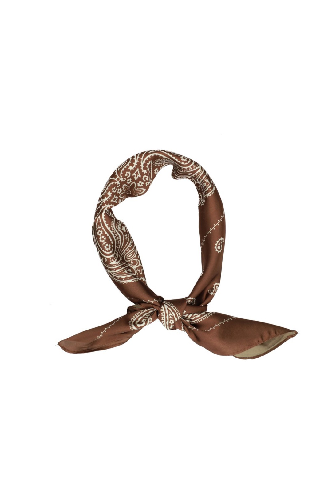 PS Poelman Braun/Weißes Paisley-Tuch | Poelman Brands Webshop