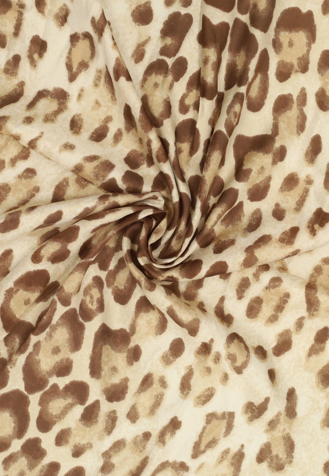 Close-up van sjaaltje met panterpint