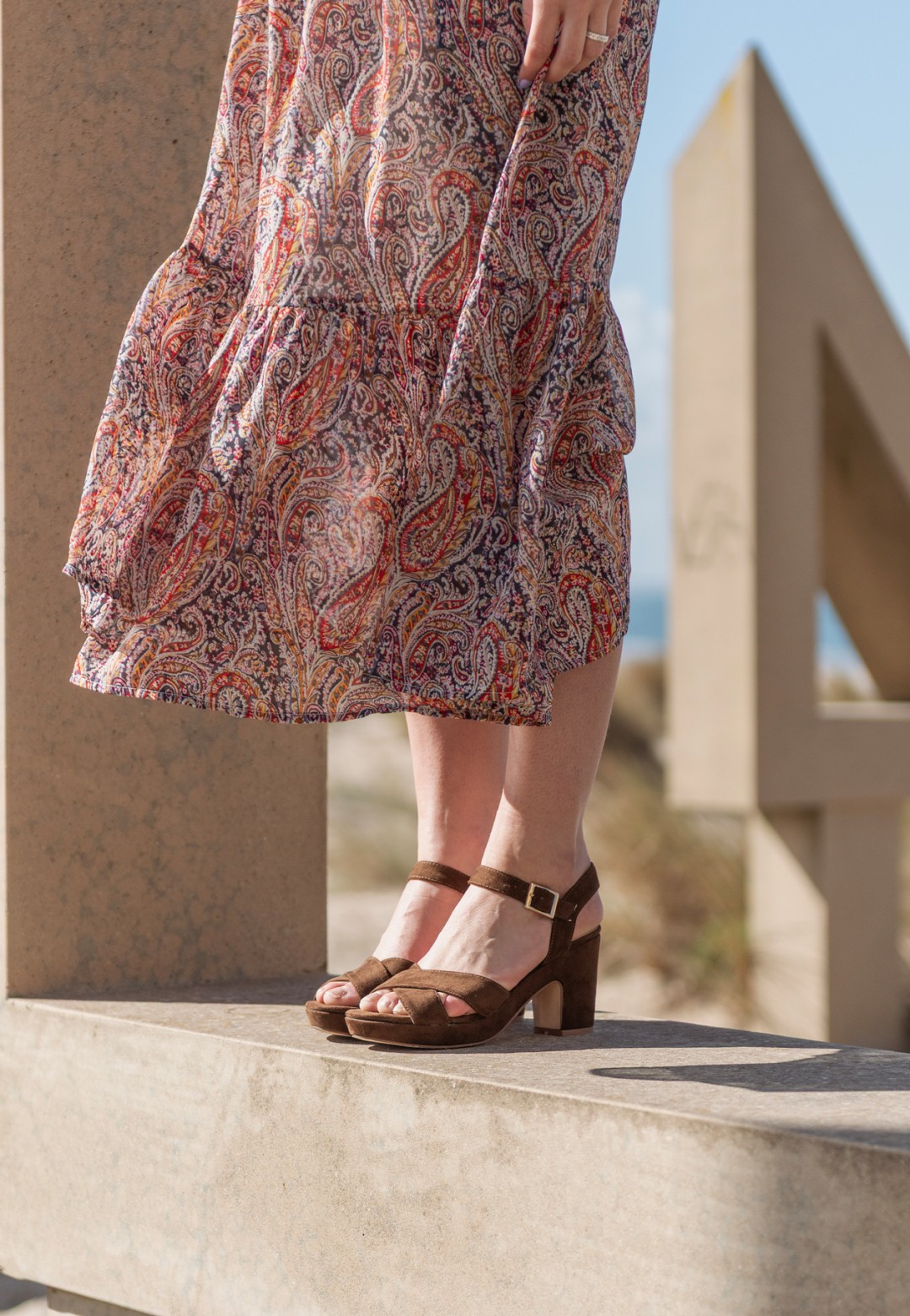 MARY hakken van POSH by Poelman gedragen met lange zomerse rok