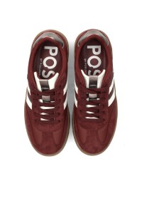 POSH By Poelman Lilly Damen Sneaker bordeaux – Draufsicht Paar