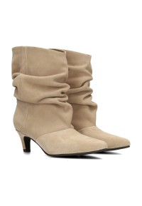 PS Poelman Hannah Damen Stiefel sand – schräge Vorderansicht