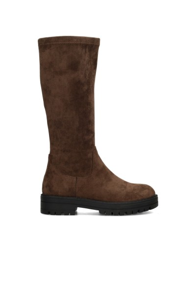 POSH by Poelman IVY girls boots dark brown side view