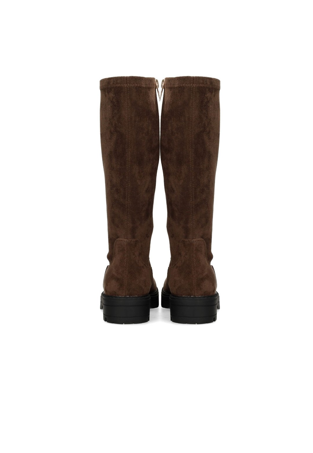 POSH by Poelman IVY girls boots dark brown rear view