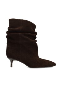 PS Poelman Luan Damen Stiefel dunkelbraun – Seitenansicht Produkt