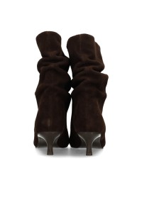 PS Poelman Luan dunkelbraune Stiefel – Rückansicht Paar