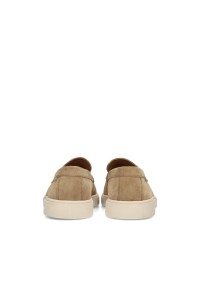 PS Poelman Mason beige loafers – back view pair