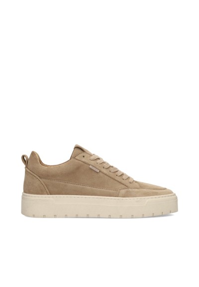 PS Poelman Ivar men's sneakers beige – side view product