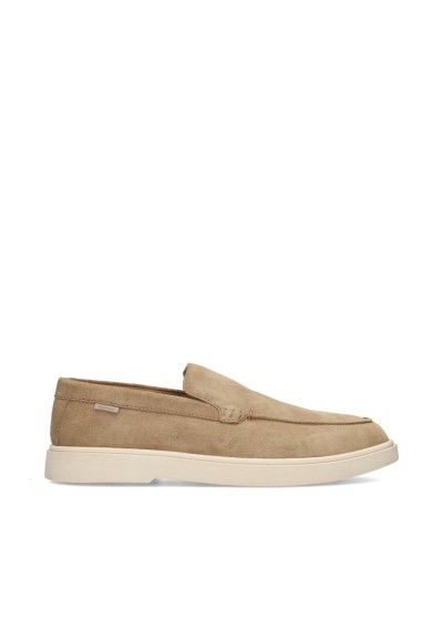 PS Poelman Mason heren loafers beige – zijaanzicht product