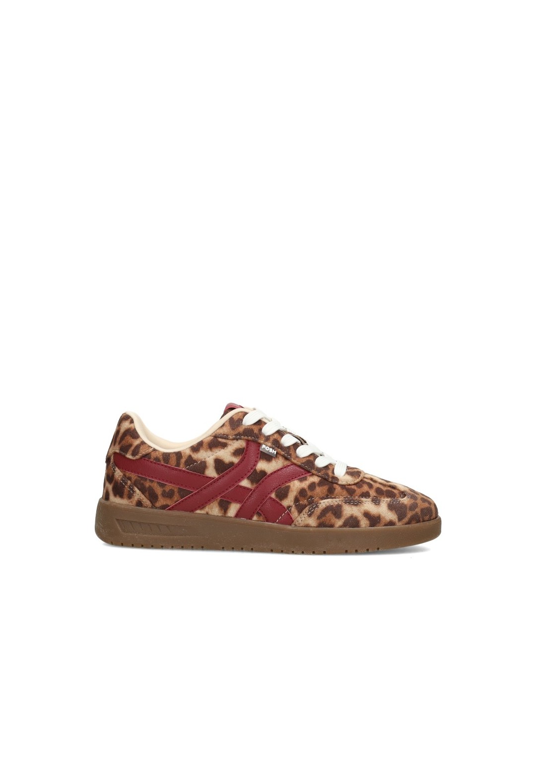 POSH By Poelman Megan dames sneakers met luipaardprint – zijaanzicht product
