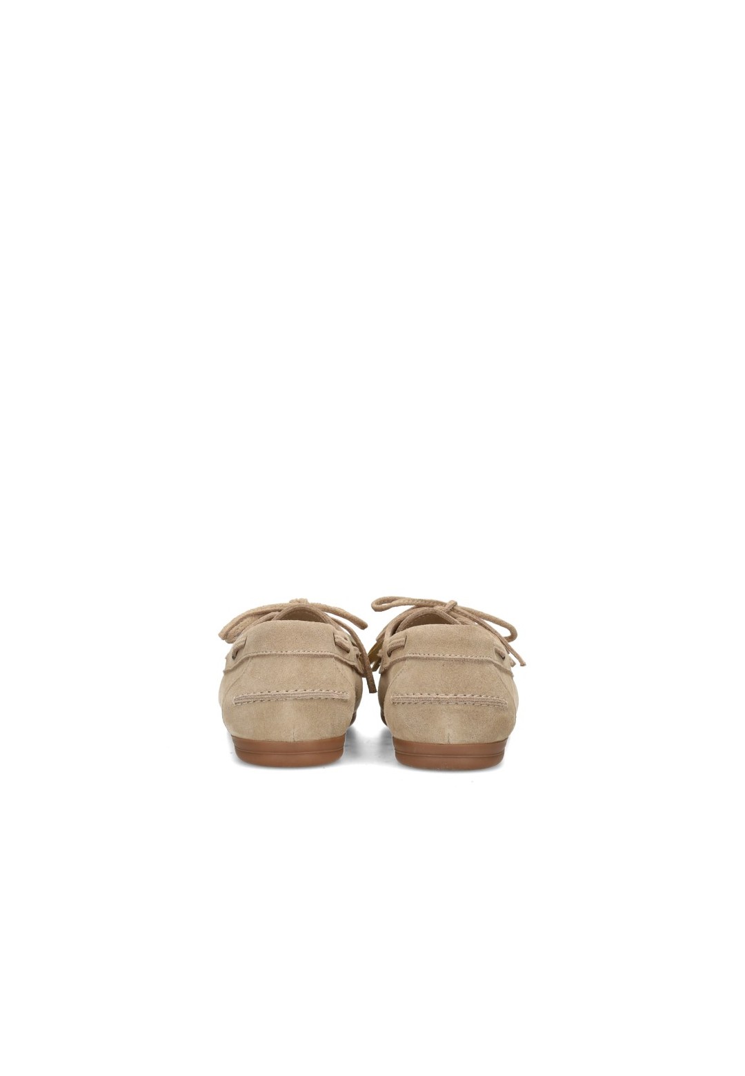 Poelman ANNE beige women's loafers – back view