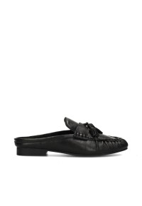 Poelman LOTTIE dames loafers van zwart leer